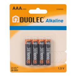 Pila alcalina Duolec AAA LR03 1,5 V 4 unid.