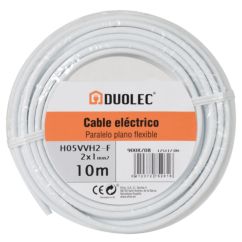Cable eléctrico plano DUOLEC UNE H05VV-H2-F