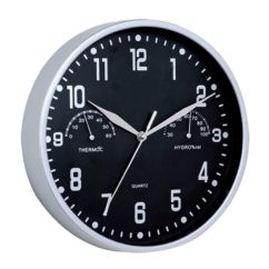 Reloj pared termómetro/higrómetro