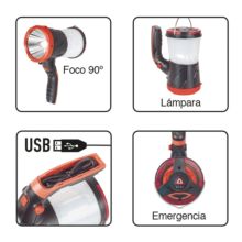 Linterna/Farol LED recargable Ratio LampLight F250B - Ítem1