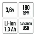 Atornillador batería litio Ratio AR36-2NM - Ítem2