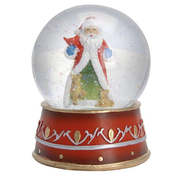  Bola nieve Santa Claus 10 x h.14cm