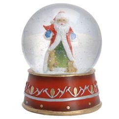  Bola nieve Santa Claus 10 x h.14cm