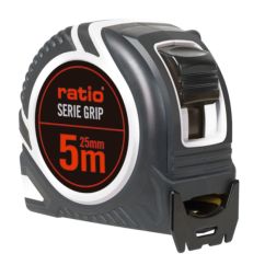 Flexómetro RATIO Serie Grip 5 m x 25 mm