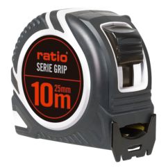Flexómetro RATIO Serie Grip 10 m x 25 mm - Ítem