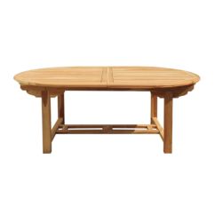 Conjunto mesa ovalada extensible y sillones Nature - Ítem