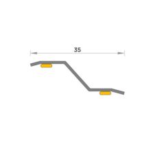 Pletina tapajuntas pavimento con desnivel 83 cm adesiva - Ítem1