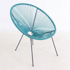Chaise Vintage turquoise