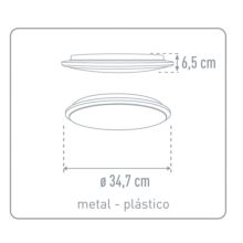 PLAFON LED ROMA 20,5W 2300 LUMENS - Ítem1