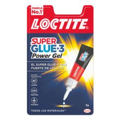 Loctite Super Glue 3 Gel Adhesivo instantáneo en fórmula gel antigoteo 3gr