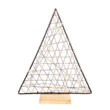 ARBOL DECORATIVO METAL MICRO LED 30-38CM - Ítem1