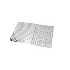 Set 2 rejillas acero para BBQ 23x20 cm