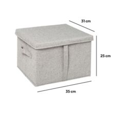 CAJA ALMACENAJE C/TAPA ORGA 35x31,5x25 - Ítem6
