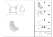 Silla jardín ratán sintético Soca 2 unidades - Ítem1