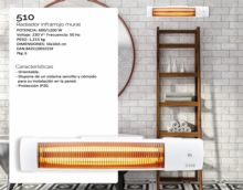 Radiador halógeno mural baño HJM 510 - Ítem2