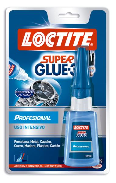 Loctite Super Glue-3 Profesional Adhesivo instantáneo de alto rendimiento, 20gr