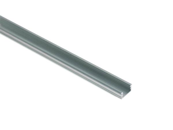 Kit profilé aluminium LED, encastré + diffuseur + caches