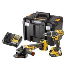 Kit DeWalt taladro 18V DCD796+ amoladora 18V DCG405 125mm.