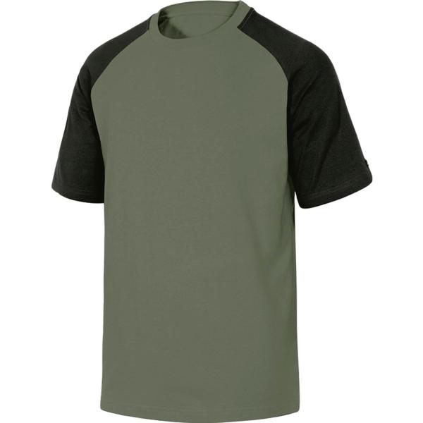 *Camiseta DELTAPLUS Match Spring verde/negro