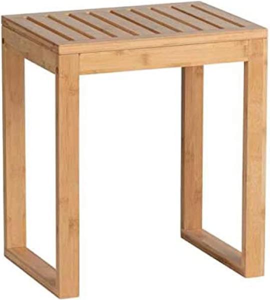 Tabouret en bambou Bambusa 40 x 30 h-46 cm