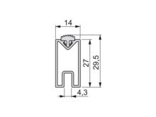 2 Barras armario rectangular Luxe - Item1