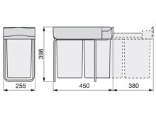  Contenedor cocina de extracción manual 2 X 14 LT - Ítem1