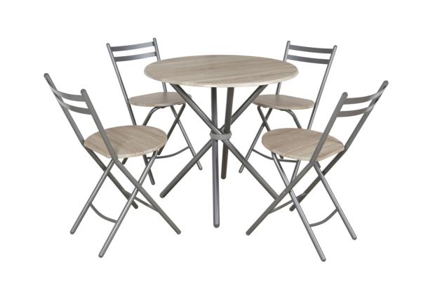 Mesa Cocina Con 4 Sillas Plegables Mesas Y Sillas Niubo