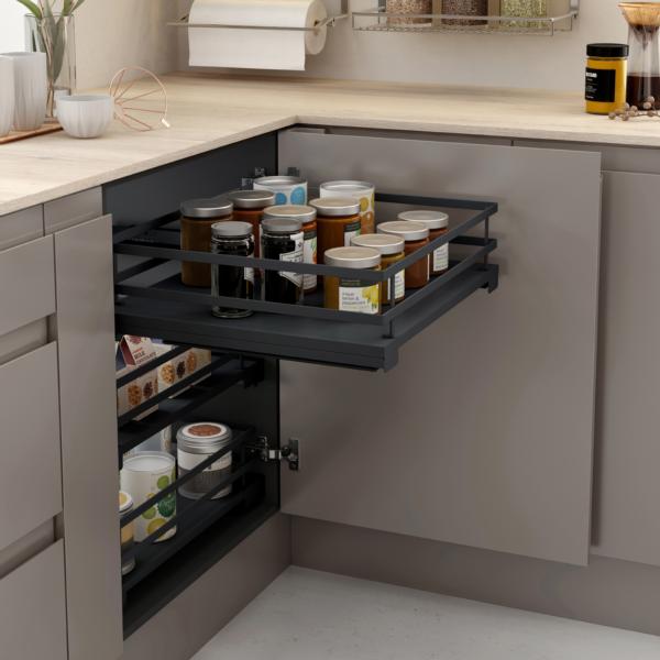 Cesto multiuso FLAT. Frontal 500mm. Altura 168mm. Profundidad 491mm 1 unidad