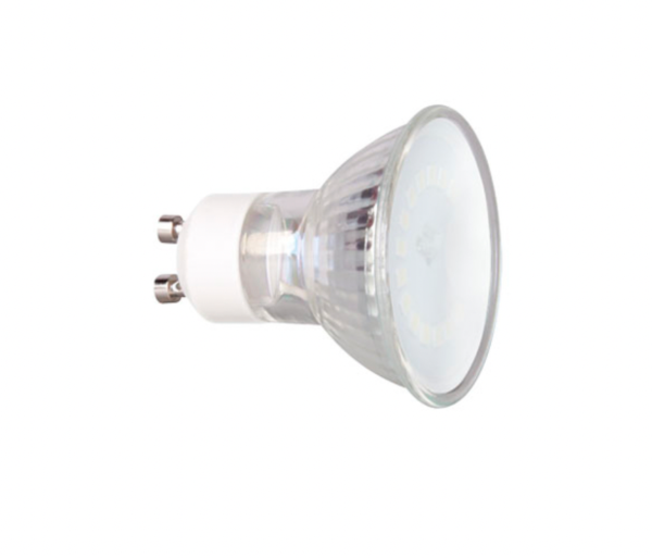 Bombilla Led dicroica 120º DUOLEC GU10 luz cálida 6W