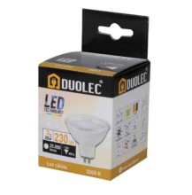 Bombilla Led dicroica regulable DUOLEC MR16 luz cálida 3W - Item1