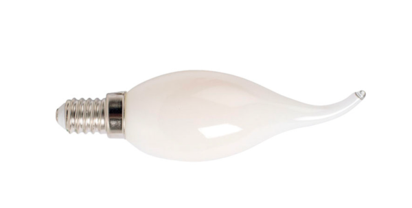 Bombilla Led vela decorativa opal DUOLEC E14 luz cálida 4W