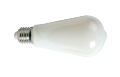 Bombilla con filamento LED pera opal DUOLEC E27 luz cálida 8W - Item