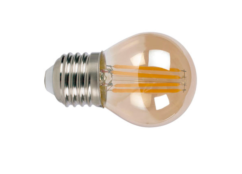 Bombilla con filamento Led mini globo vintage DUOLEC E27 luz cálida 4W - Item
