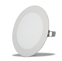 Aplique redondo empotrable LED DUOLEC Oporto 14.5 cm blanco