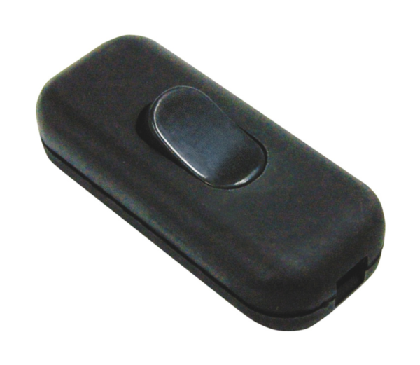 Interruptor de paso DUOLEC 2A. Color negro