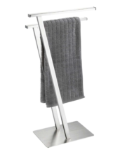 Porte-serviettes Lirio en acier inox mat - Item2