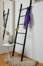 Porte-serviettes à poser Suri échelle décorative bambou - Item4