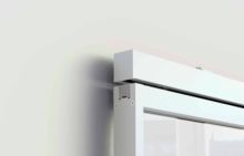 Juego de herrajes para puerta corredera SLIDE-80 Flat Retrac-Slow con guía de 2mts. - Ítem1