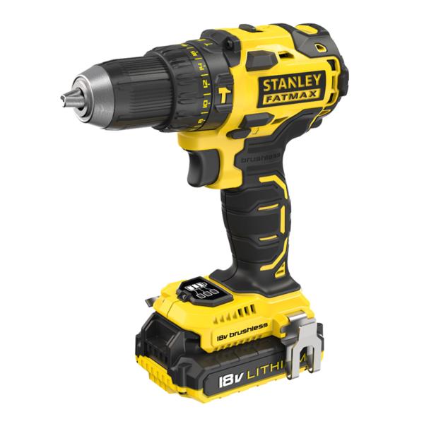 Perceuse Brushless a percussion 18V STANLEY
