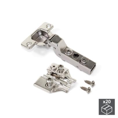 Charnières à Visser Blum COMPACT 33 – Lot De 20 (10 Paires) – 110° – Réf. 33.3600 – Livraison Gratuite