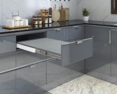 Guías Telescópicas para Mesa Oculta Plegable con Frente