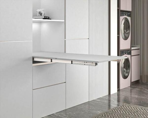 Guías Telescópicas para Mesa Plegable con Frente para Columna