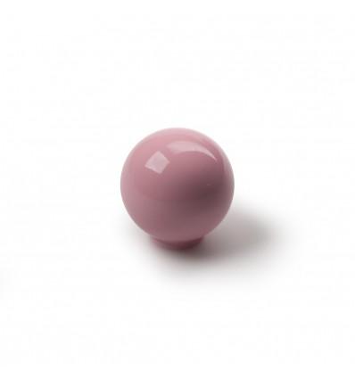 Bouton en plastique avec finition rose, dimensions: 28x28x29mm Ø: 28mm