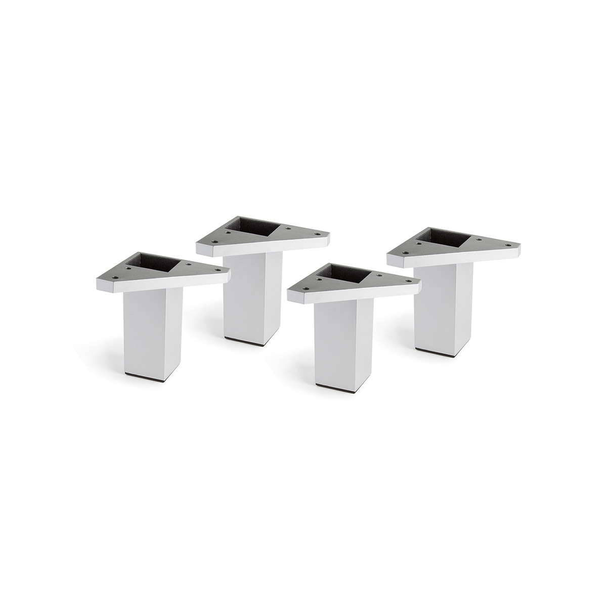 Patas Muebles Acrílico LICTOP | 4 Unidades 100 Mm Calabaza | Soporte Sofá Estable | Transparente Moderno | DIY Repuesto