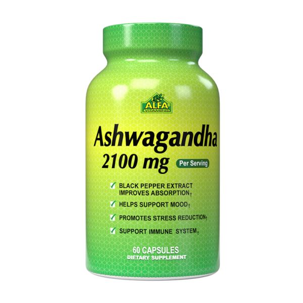 Alfa Vitamins Ashwagandha 2,100 mg | 60caps
