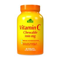 ALFA VITAMINS Vitamina C 1000 mg | 60 Cápsulas Masticables