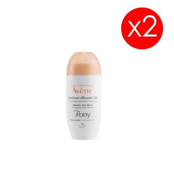 AVE-CORPS BODY DEO 24H P/SENSIBLE 50MLX2
