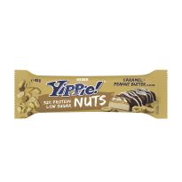 Barrita energética deporte Yippie Sabor cacahutes y caramelo Weider 45 gr