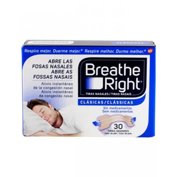 Breathe Right Tiras nasales para detener los ronquidos, sin medicamentos,  bronceado extra, 52 (unidades)