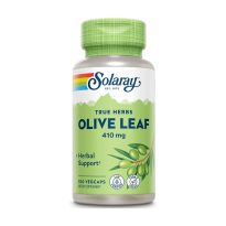 Cápsulas de hoja de olivo, 410 mg Solaray | 100 unidades